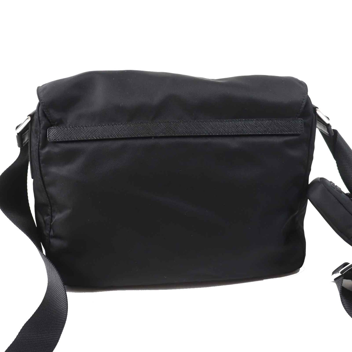 Prada Nylon Shoulder Bag 1BD953 Black