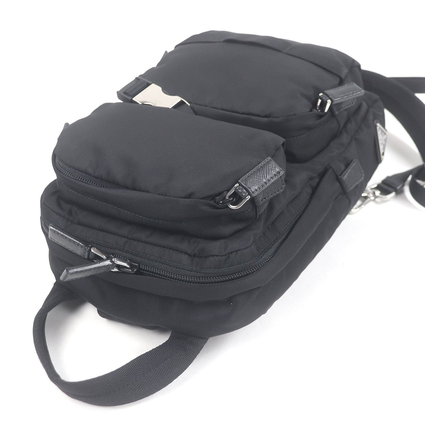 Prada Triangle logo Nylon Sling Bag