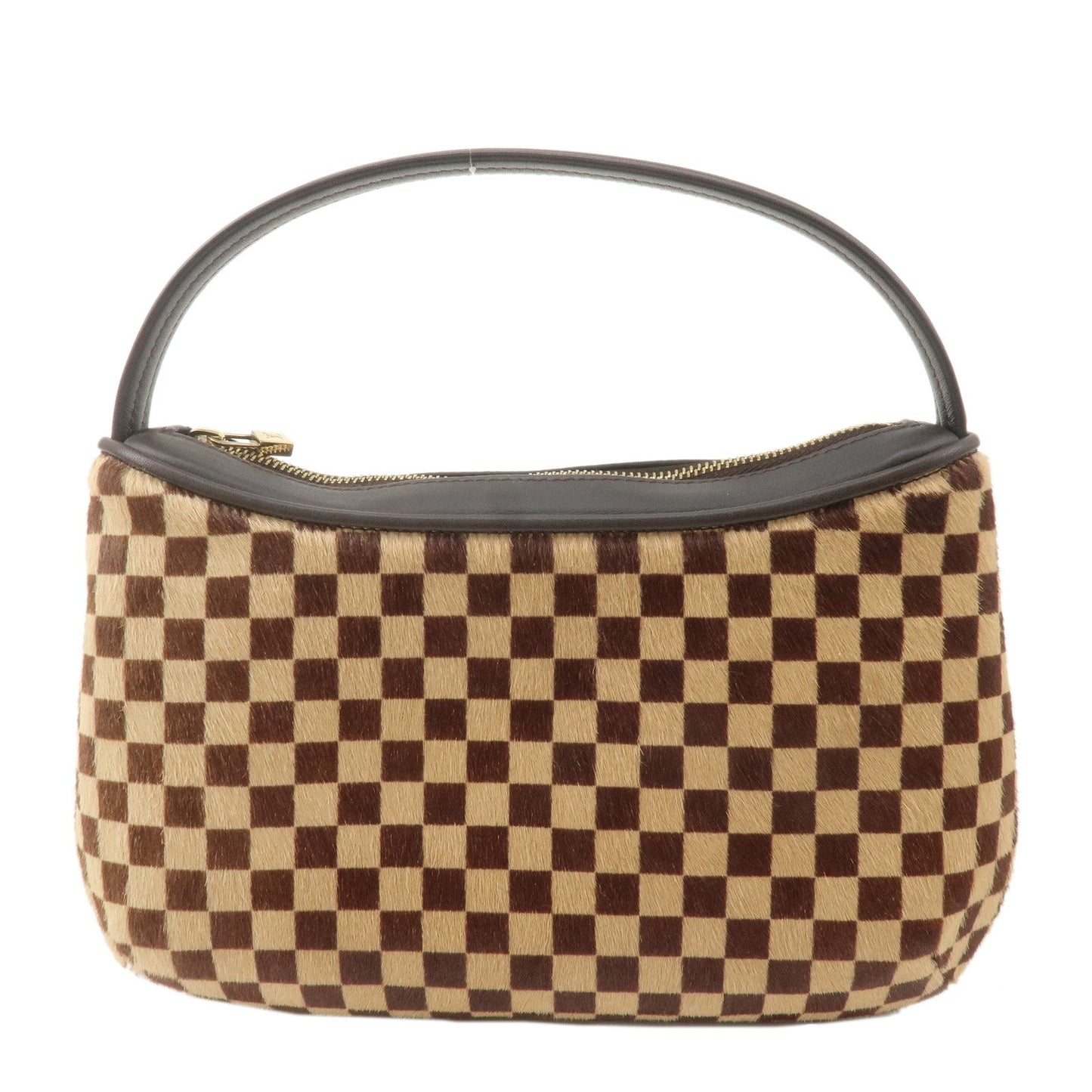 Louis Vuitton Damier Sauvage Tiger Hand Bag Brown M92132