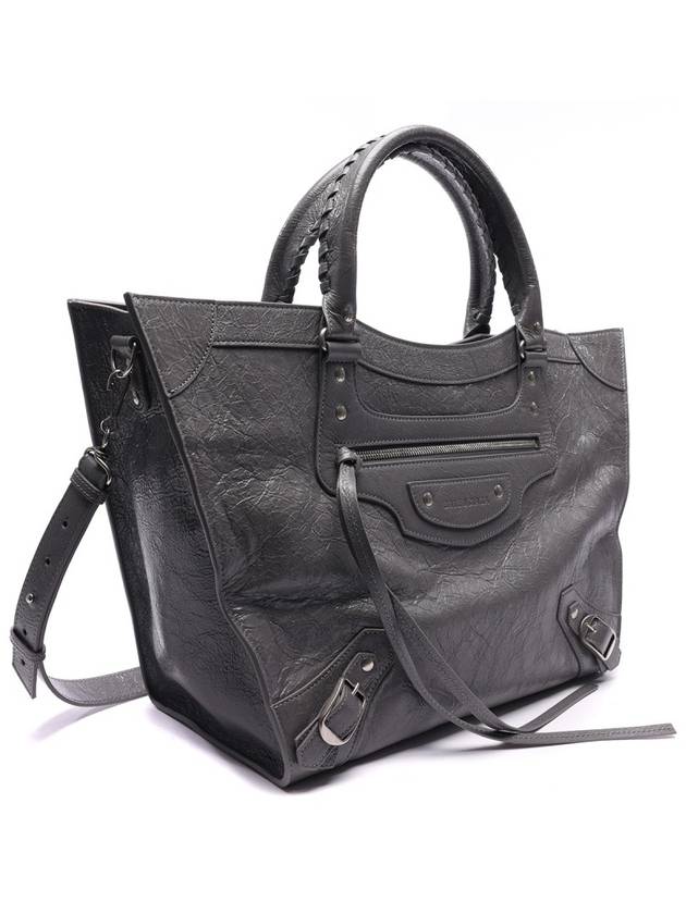Luxury Balenciaga Trending 2026 Neo Classic Tote Bag Grey