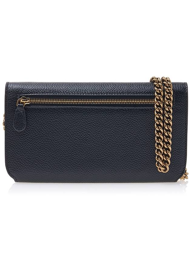 Luxury Balenciaga Trending 2026 Cash Chain Wallet Mini Calfskin Cross Bag Black