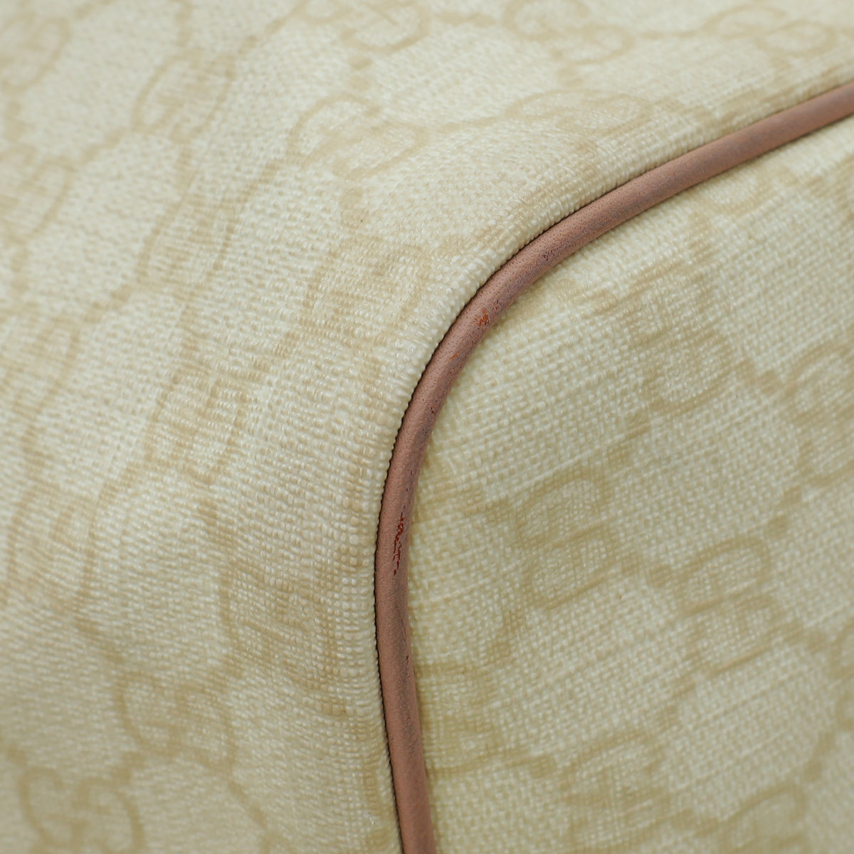 Gucci Leather Canvas Shoulder Bag