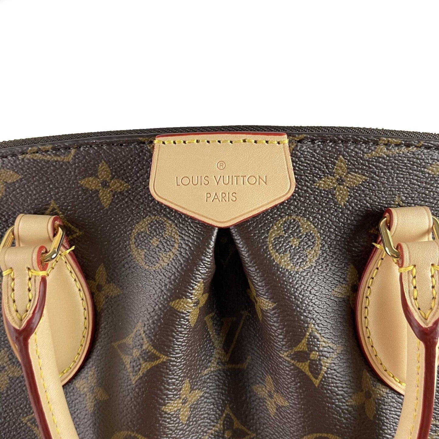 LOUIS VUITTON Boetie MM Brown Handbag