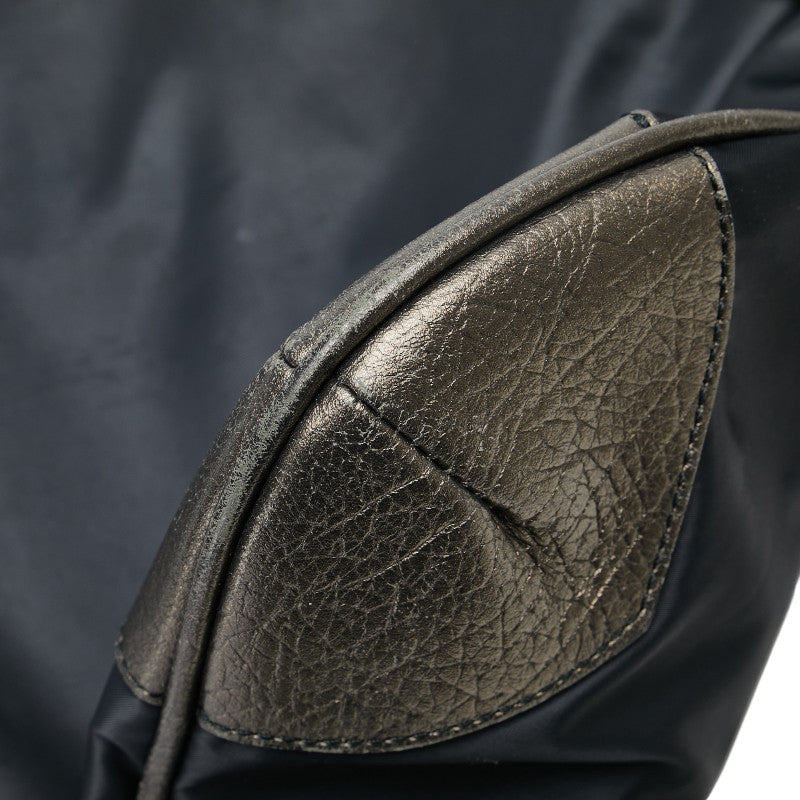 Burberry Nylon Leather Shoulder Bag