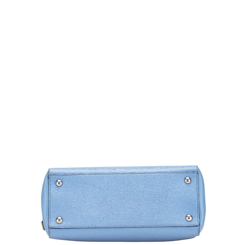 Fendi FF Squared Leather Shoulder Bag