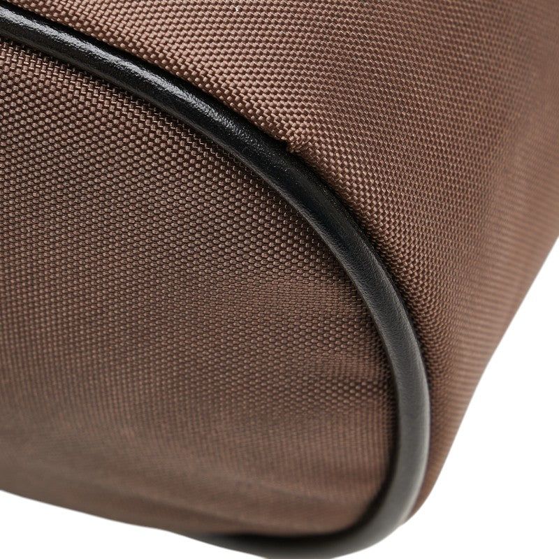 Burberry Nova Check Canvas Leather Vanity Bag