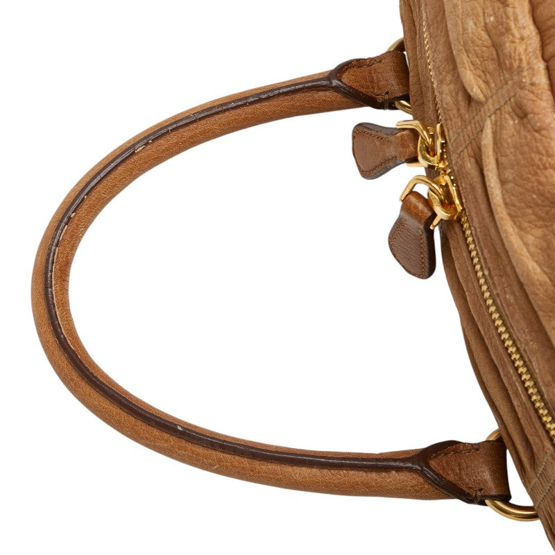 Prada BL0394 Leather 2way Handbag