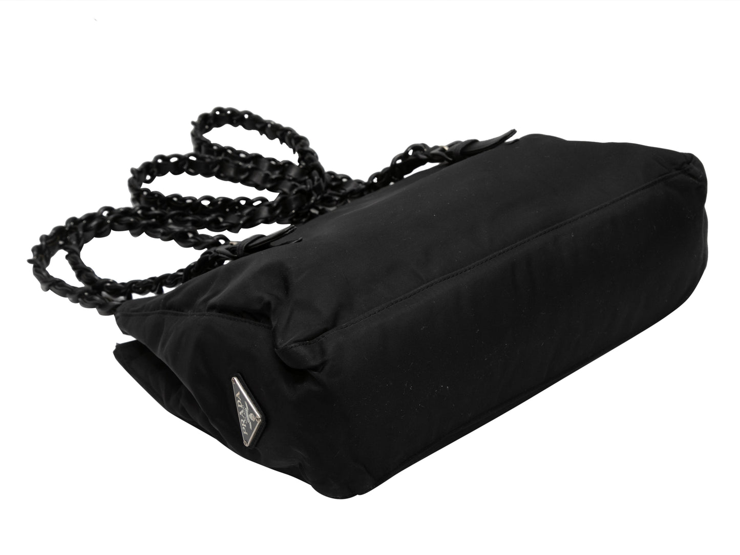 Black Prada Nylon Tote Bag