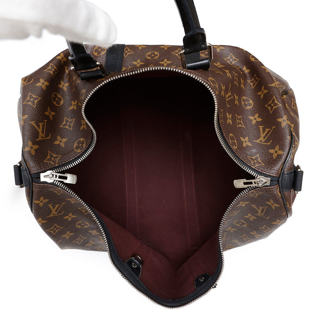 Luxury Women's Handbag | LOUIS VUITTON Keepall Bandouliere BrownM56711 Monogram Macassar Canvas Size 45