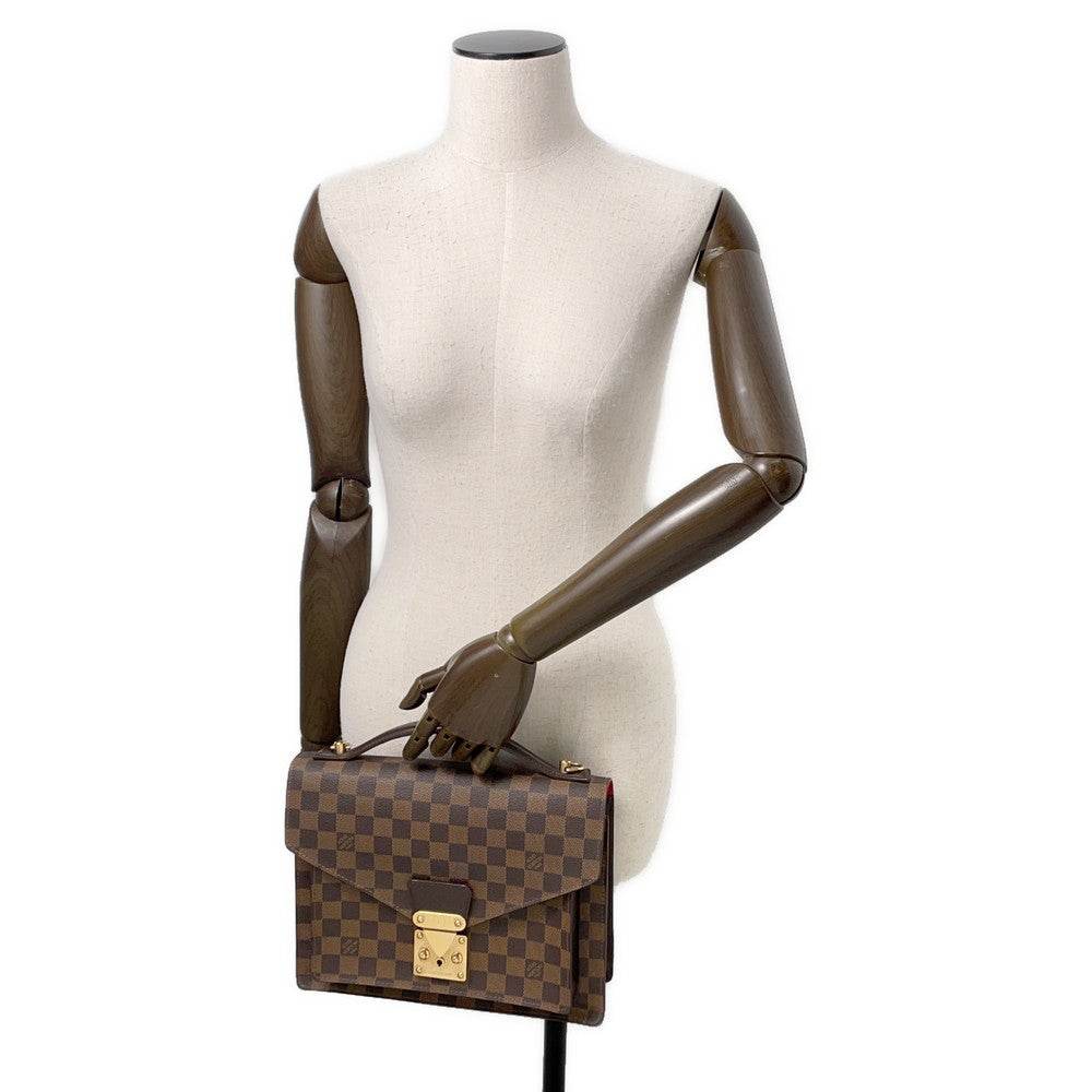 Luxury Women's Handbag | LOUIS VUITTON Monceau SPO RedN48088 Damier Ebene Canvas