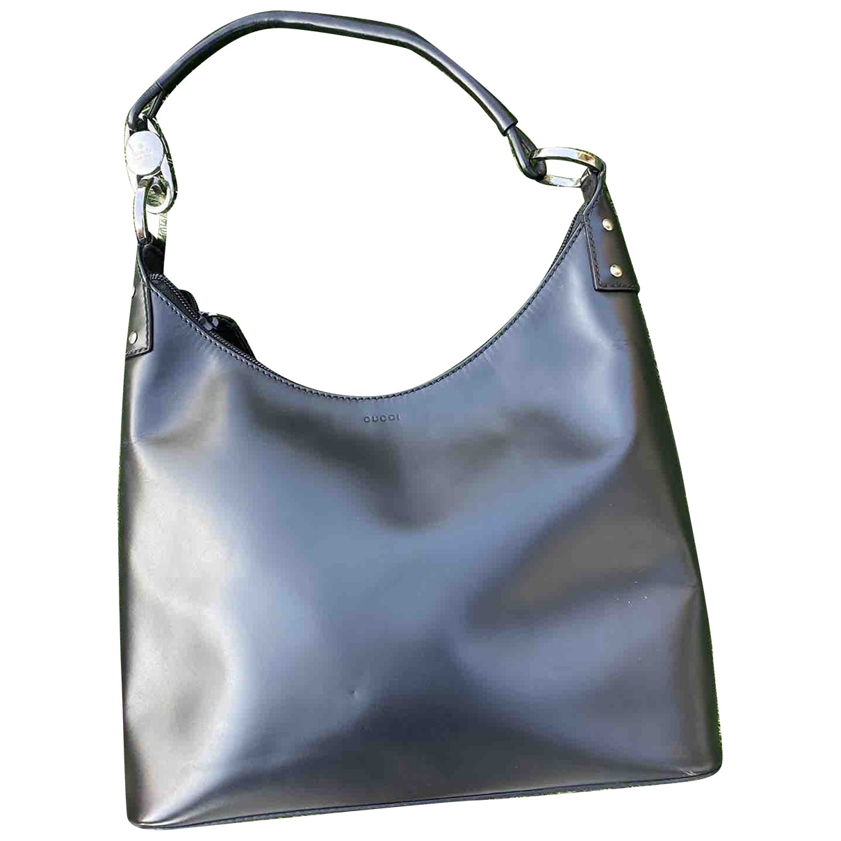Gucci black leather handbag