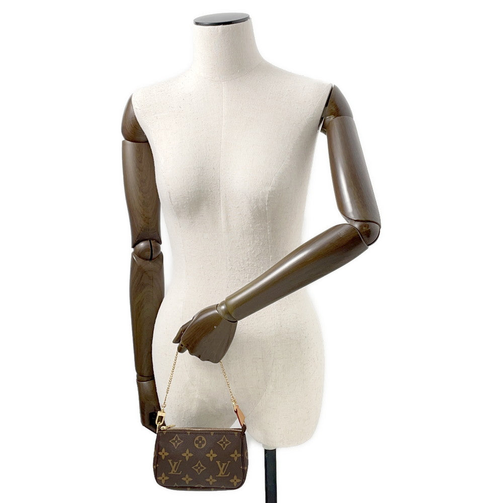 Designer Women's Crossbody Bag | LOUIS VUITTON Mini Pochette Accessoires BrownM58009 Monogram