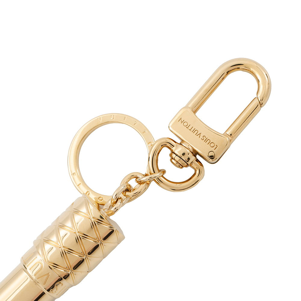 LOUIS VUITTON Bag Charm?LV Lipstick Red/GoldM03006 Metal