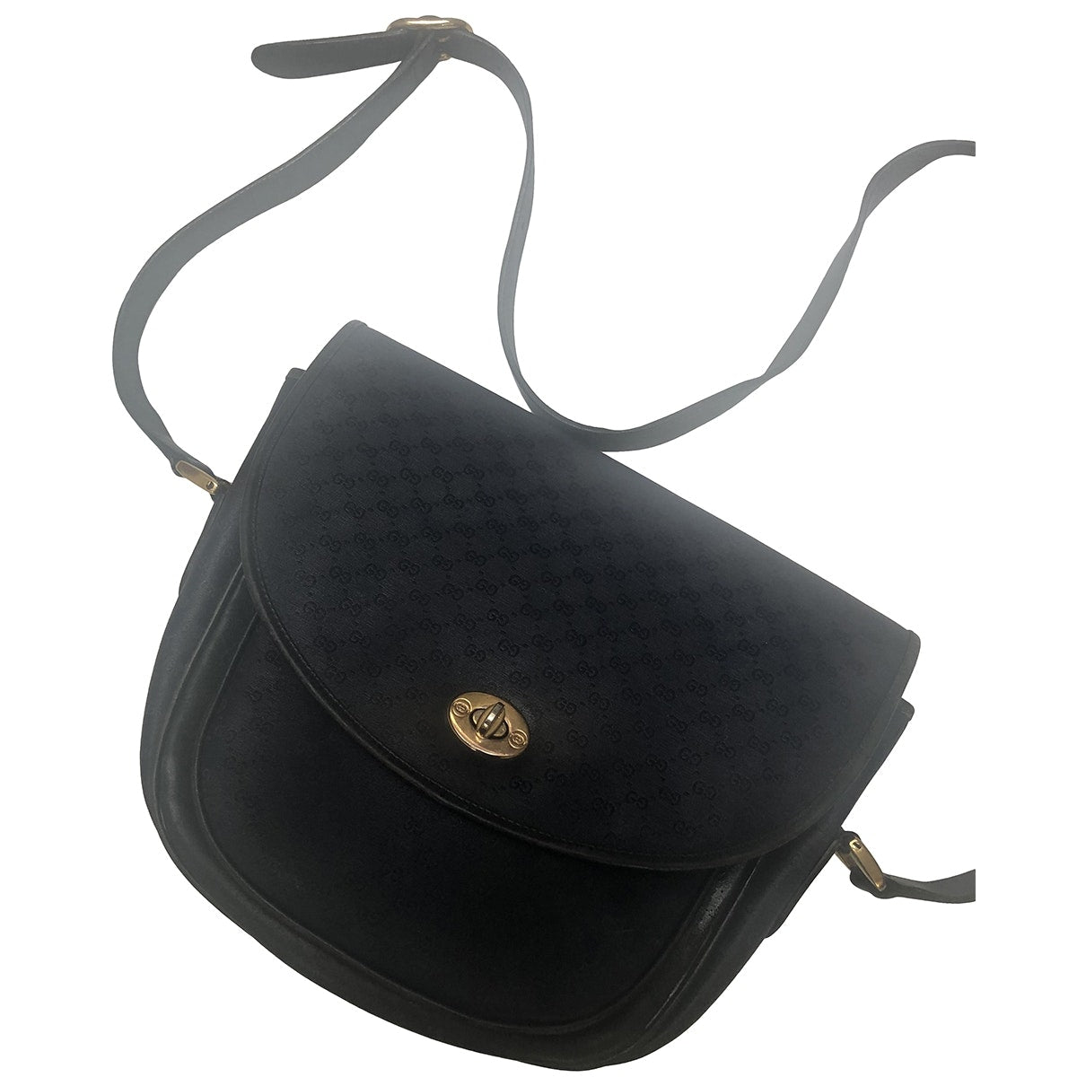 Gucci blue cloth handbag
