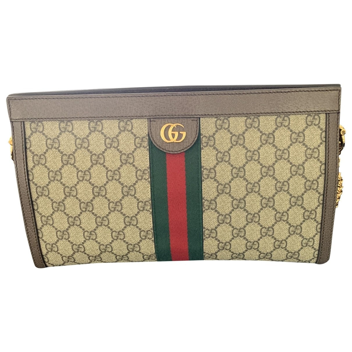 Gucci ophidia beige cloth handbag