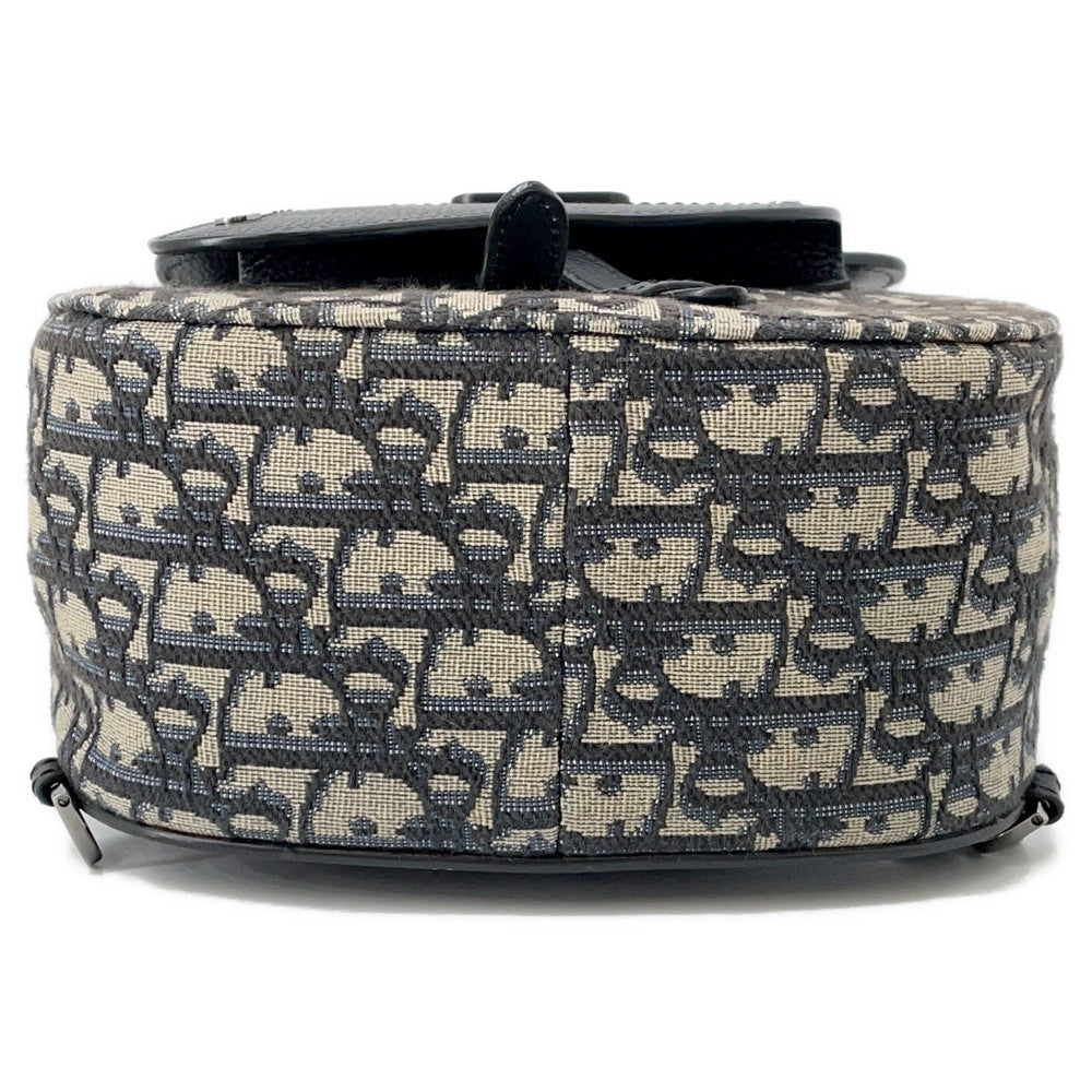 Dior Oblique Gallop Mini Sling Bag Black/Beige1ADBO022YKS Canvas Leather