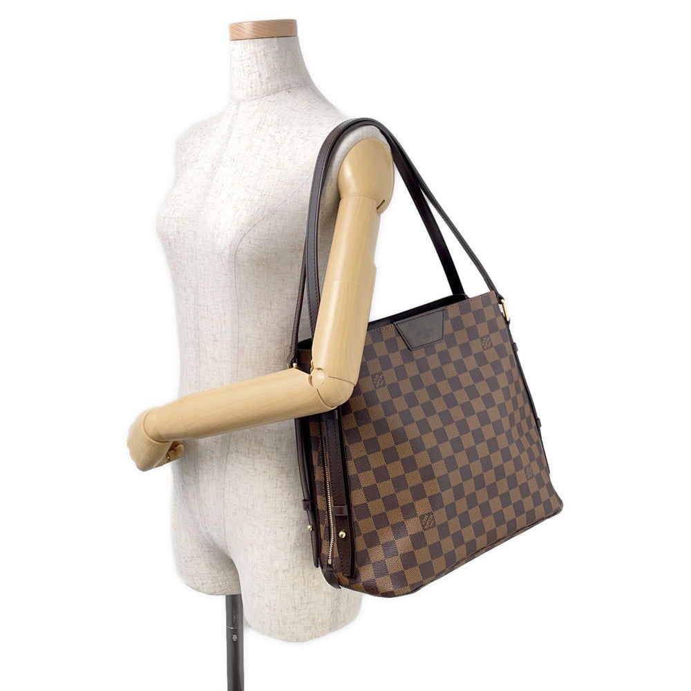 LOUIS VUITTON Cabas?Rivington RedN41108 Damier Ebene Canvas