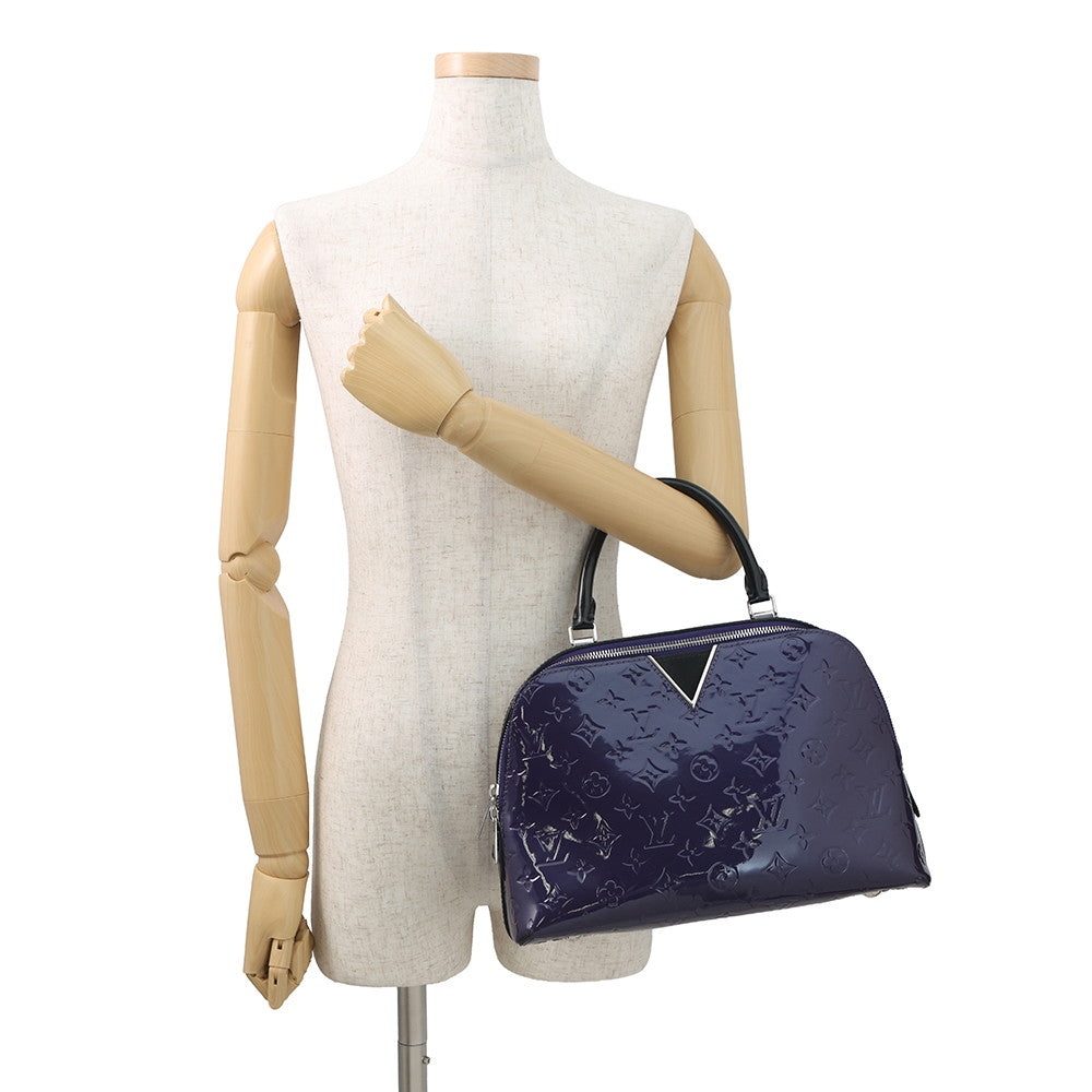 LOUIS VUITTON Melrose Purple/NoirM42696 Monogram Vernis Leather