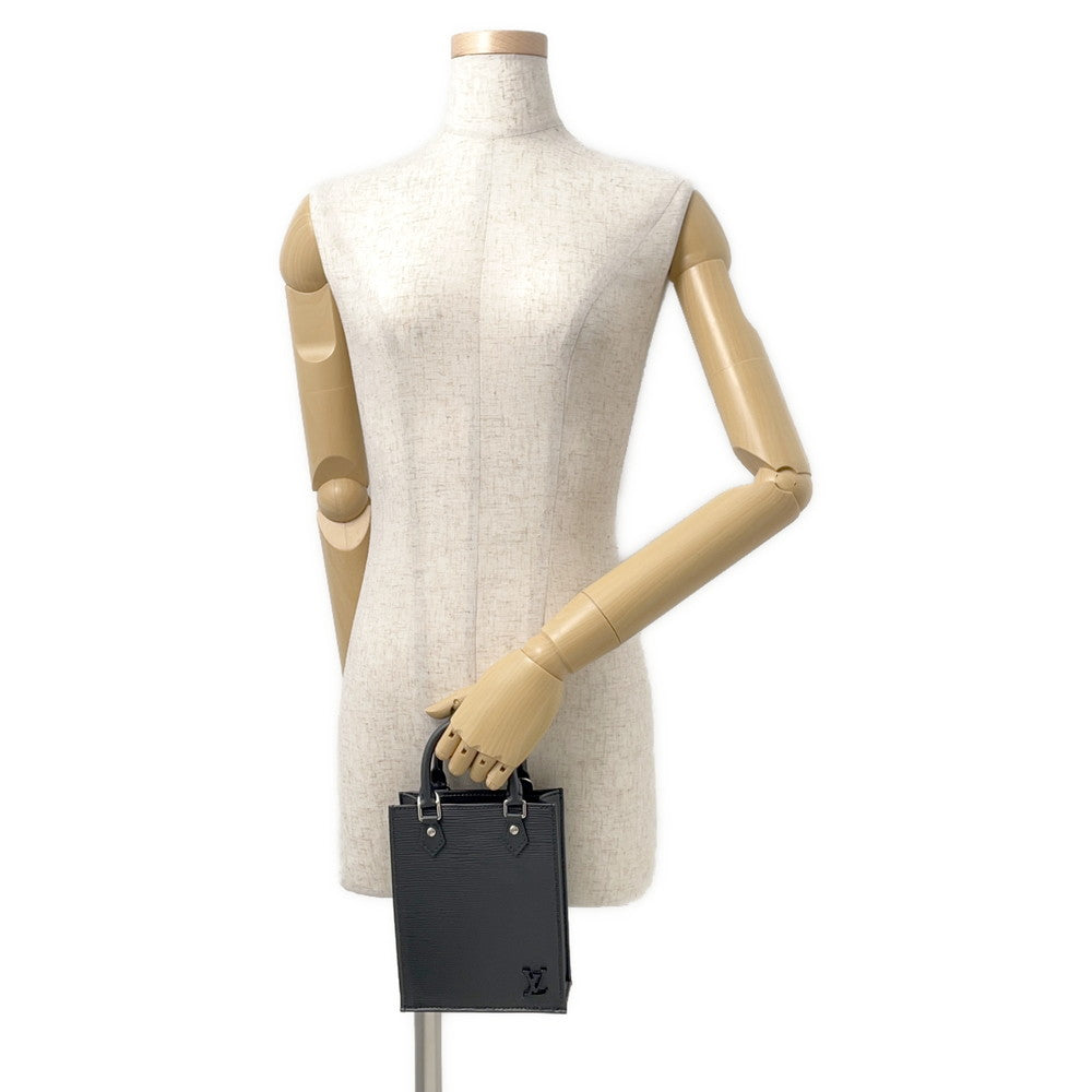 LOUIS VUITTON Petit Sac Plat NoirM69441 Epi Leather