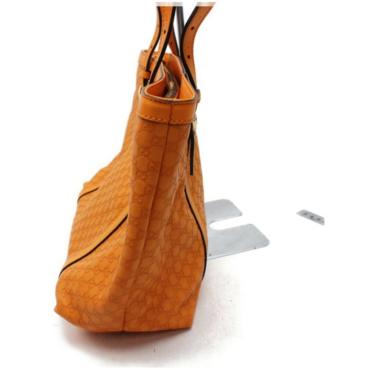 Gucci Brown Leather Tote Style 8