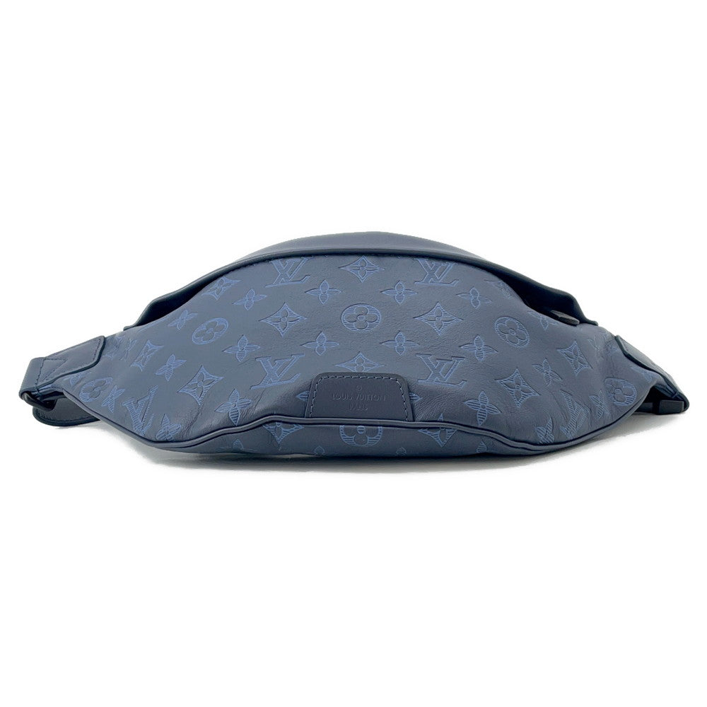 LOUIS VUITTON Discovery?Bumbag Noir/Navy BlueM45729 Monogram Shadow Size PM