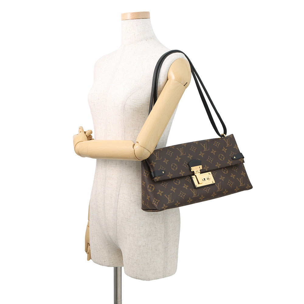 LOUIS VUITTON Sac Triangle NoirM41693 Monogram Size PM