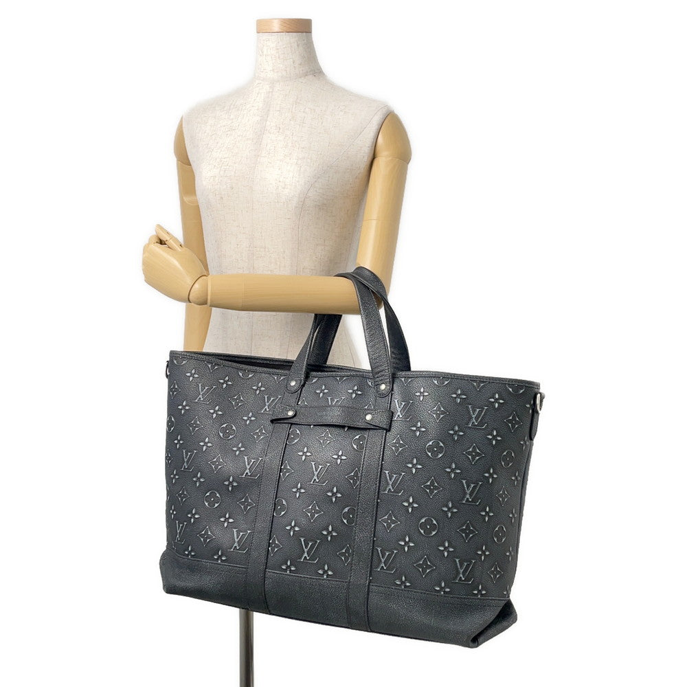 LOUIS VUITTON Trolley tote NoirM21371 Monogram?Pattern CowhideLeather