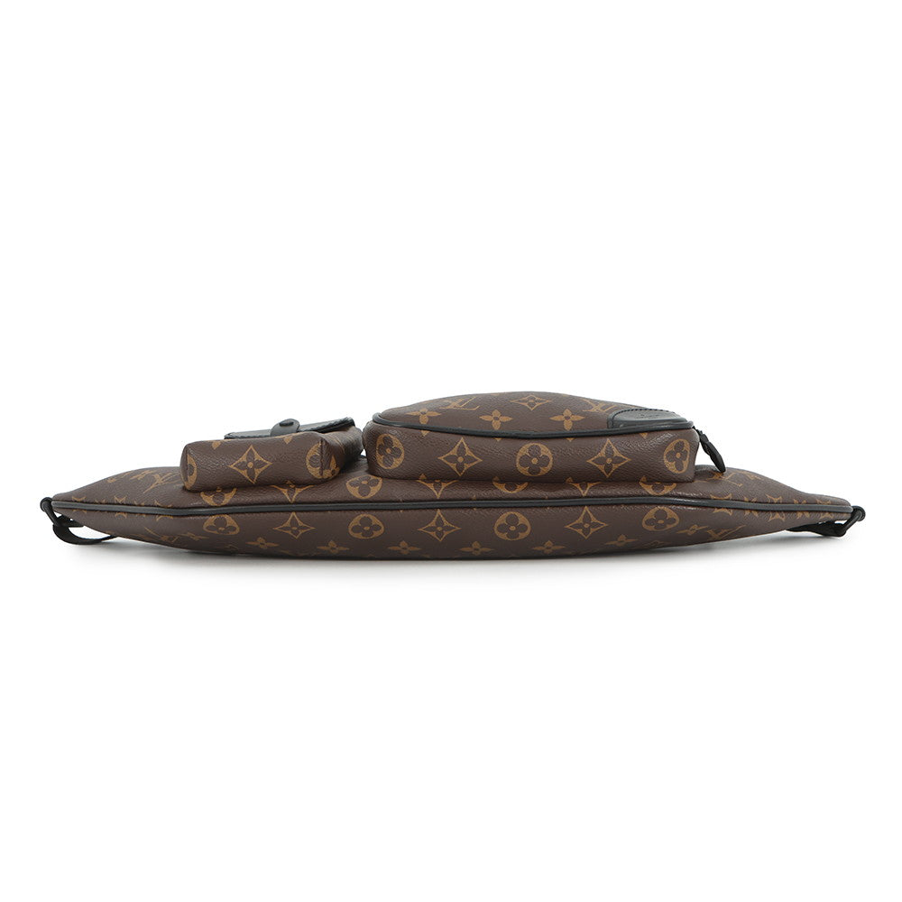 LOUIS VUITTON Christopher?Bumbag NoirM45337 Monogram Macassar Canvas