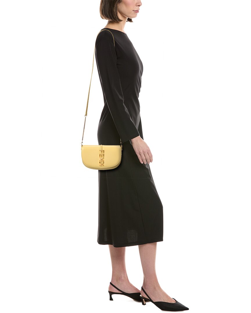 Fendi Fendigraphy Leather Wallet On Chain