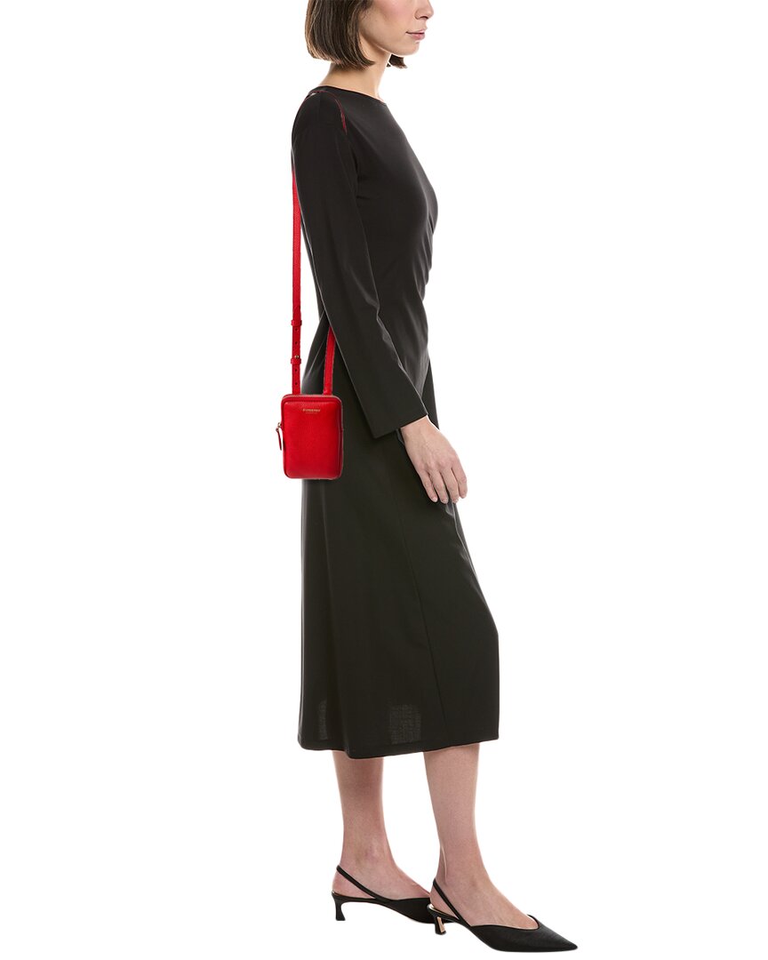 Burberry Logo Leather Phone Crossbody