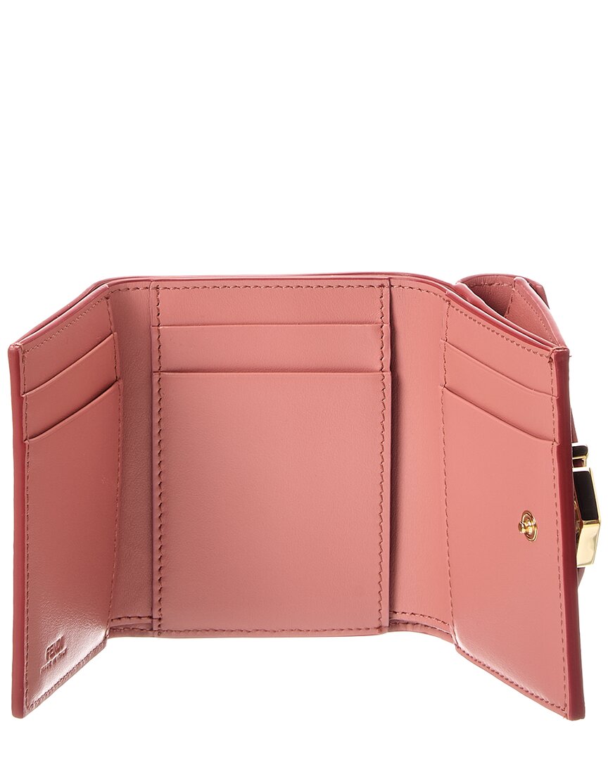 Fendi Ff Diamonds Leather Wallet