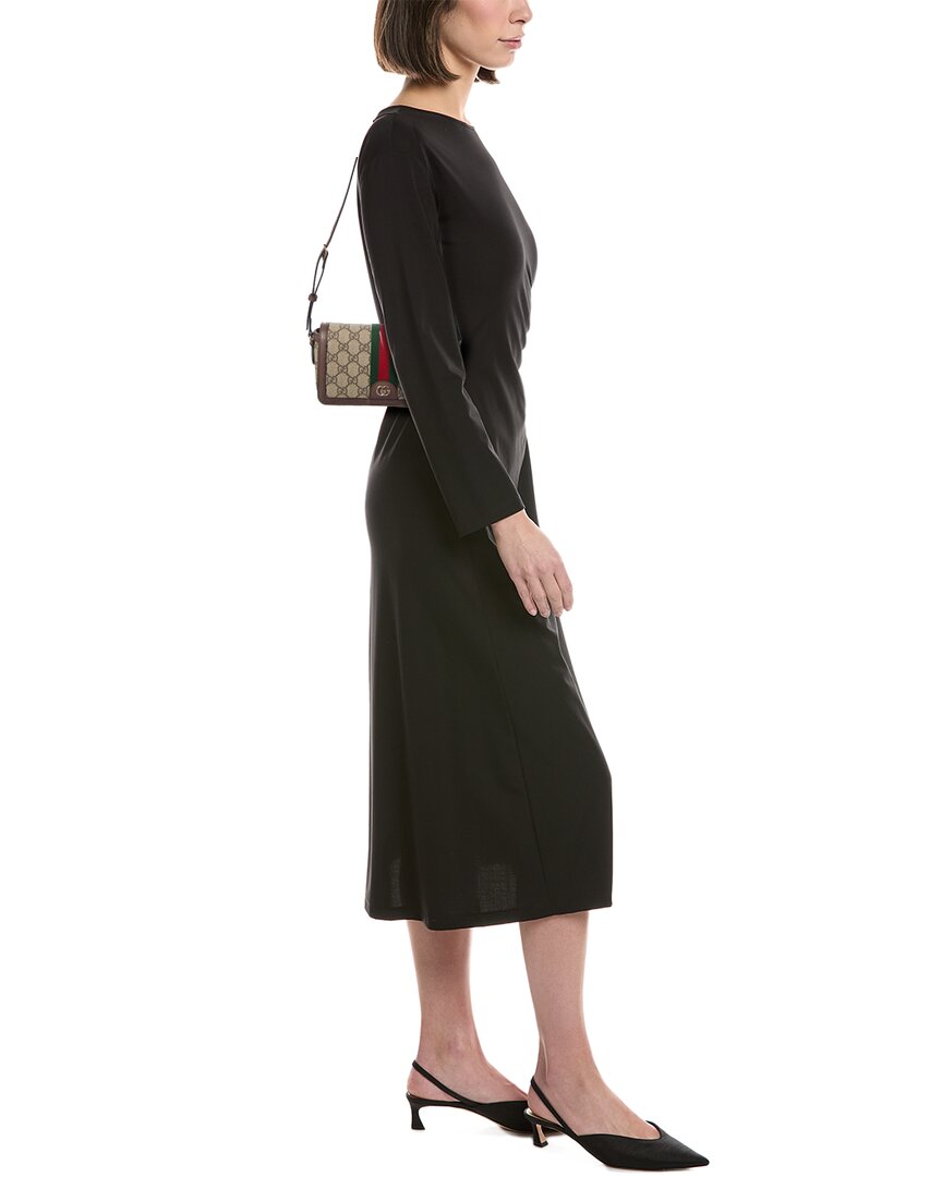 Gucci Ophidia Mini Gg Supreme Canvas & Leather Shoulder Bag