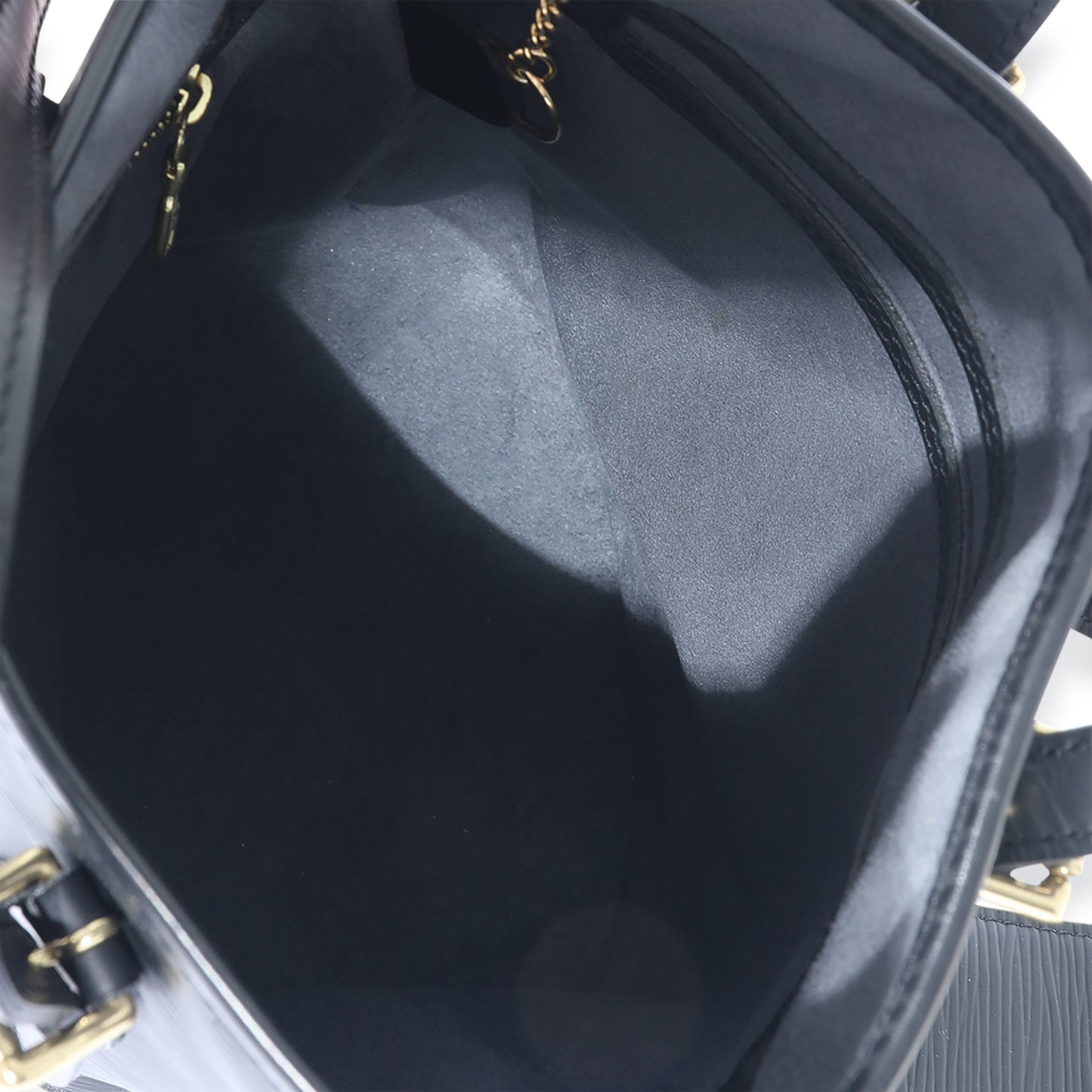 Louis Vuitton Black Epi Leather Petit Bucket Bag