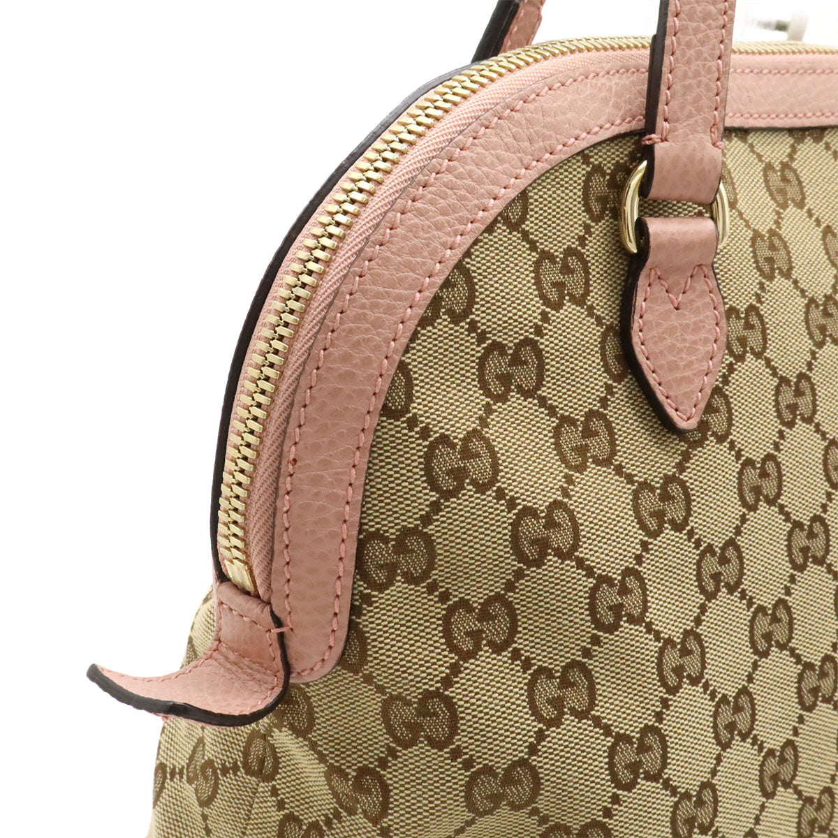 Gucci GG Canvas Leather 2way Tote Bag