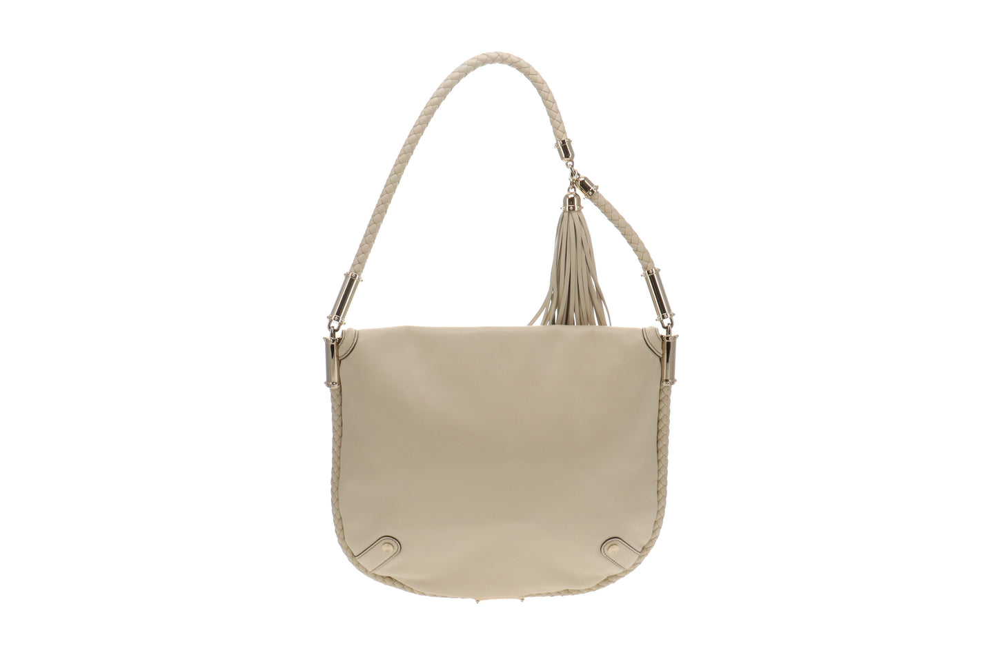 Gucci Cream Leather Shoulder Bag