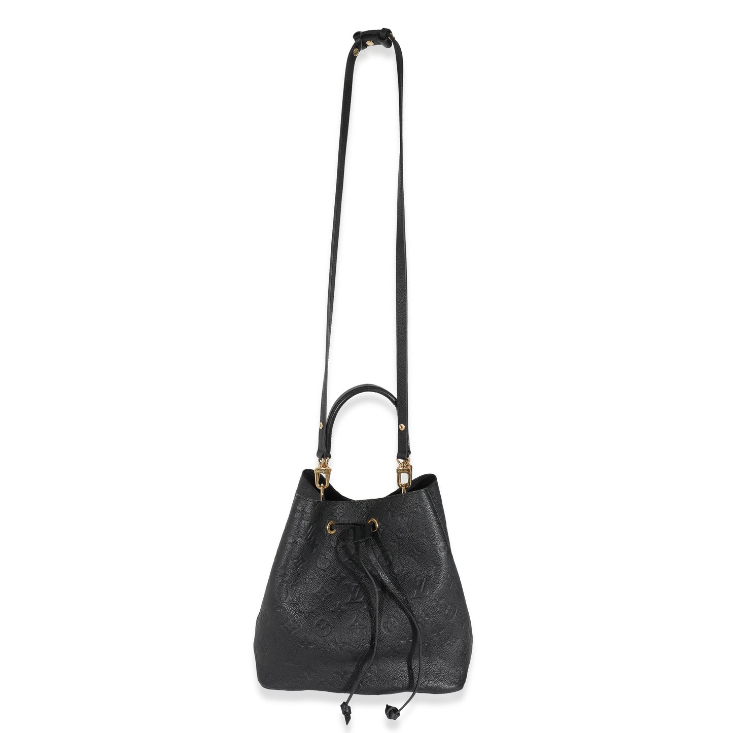Luxury Women's Handbag | Louis Vuitton Black Monogram Empreinte NéoNoé MM