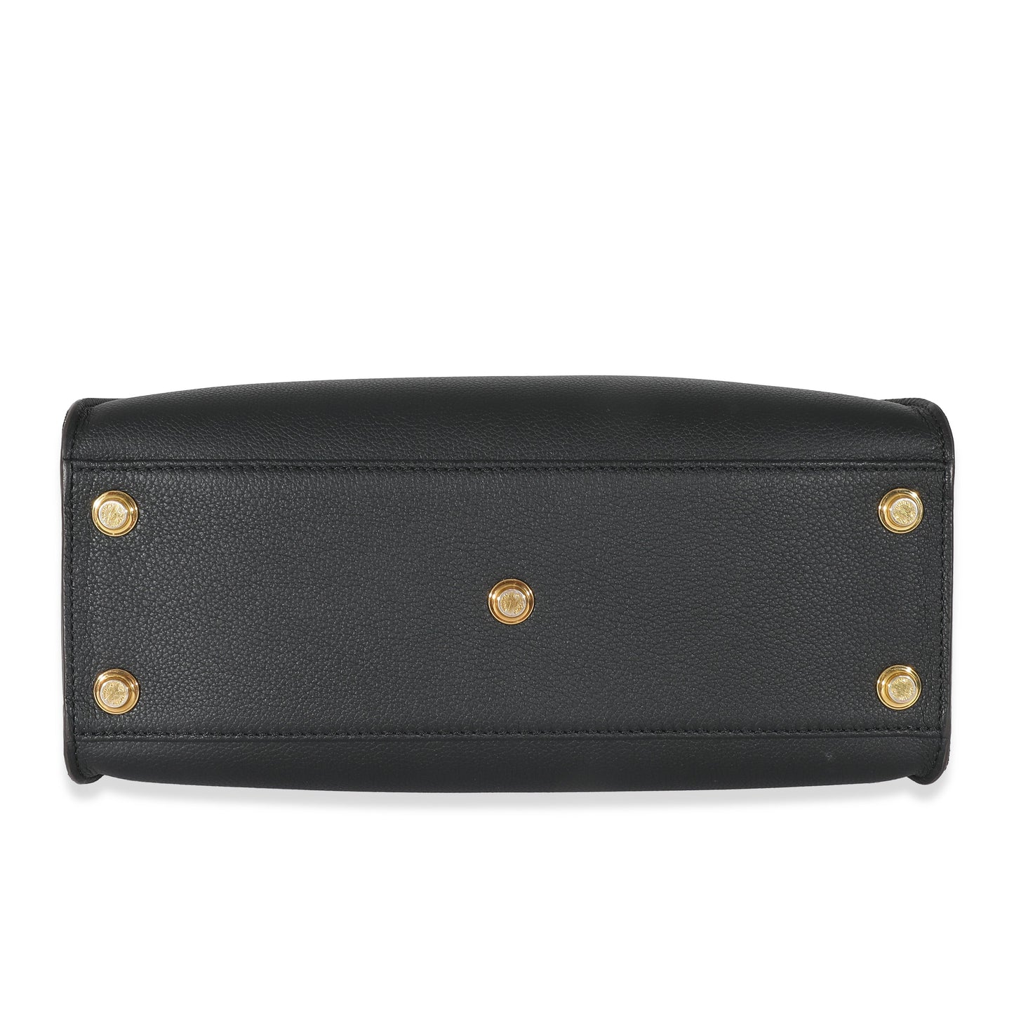 Louis Vuitton Black Calfskin Monogram On My Side MM