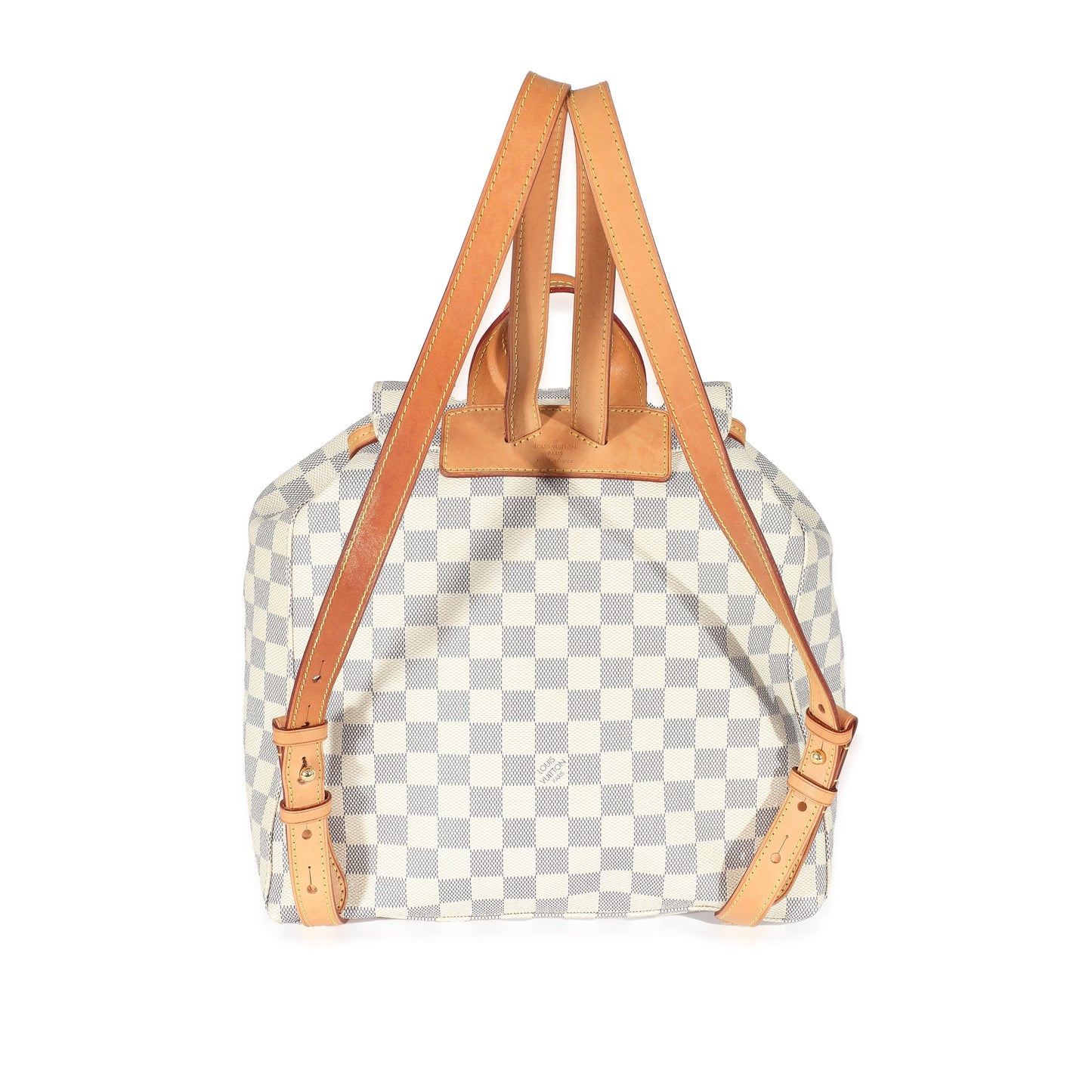 Luxury Women's Backpack | Louis Vuitton Damier Azur Canvas Sperone Backpack