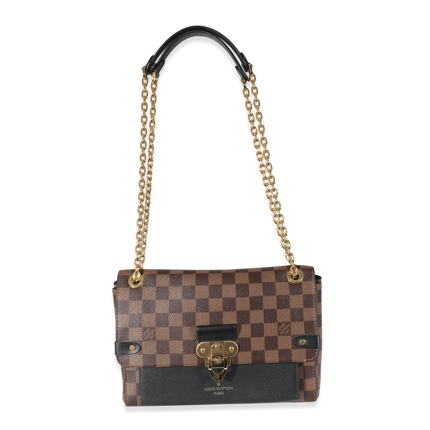 Luxury Women's Handbag | Louis Vuitton Black Damier Ebene Canvas Vavin PM
