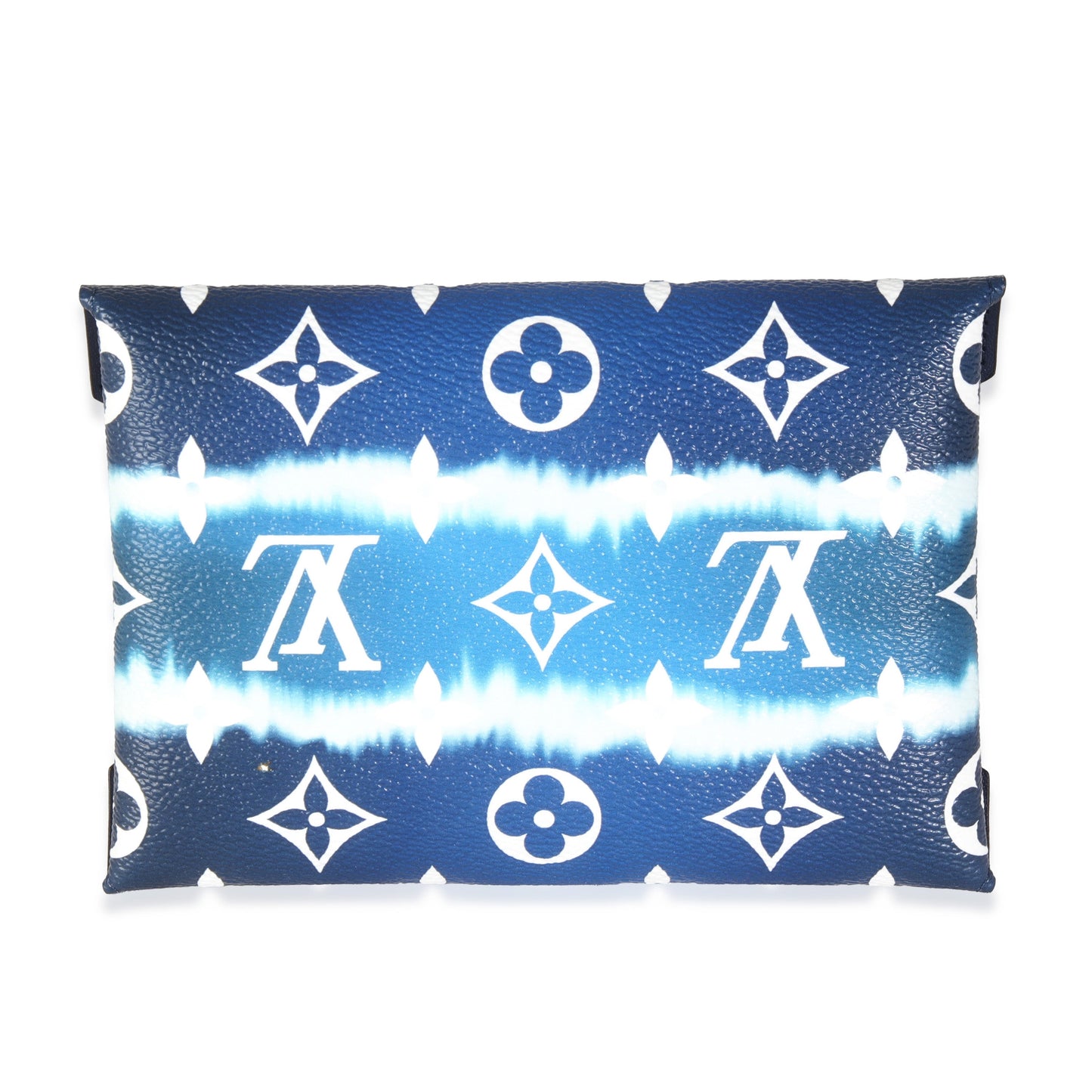 Designer Women's Crossbody Bag | Louis Vuitton Blue Monogram Escale Canvas Medium Kirigami Pochette Insert