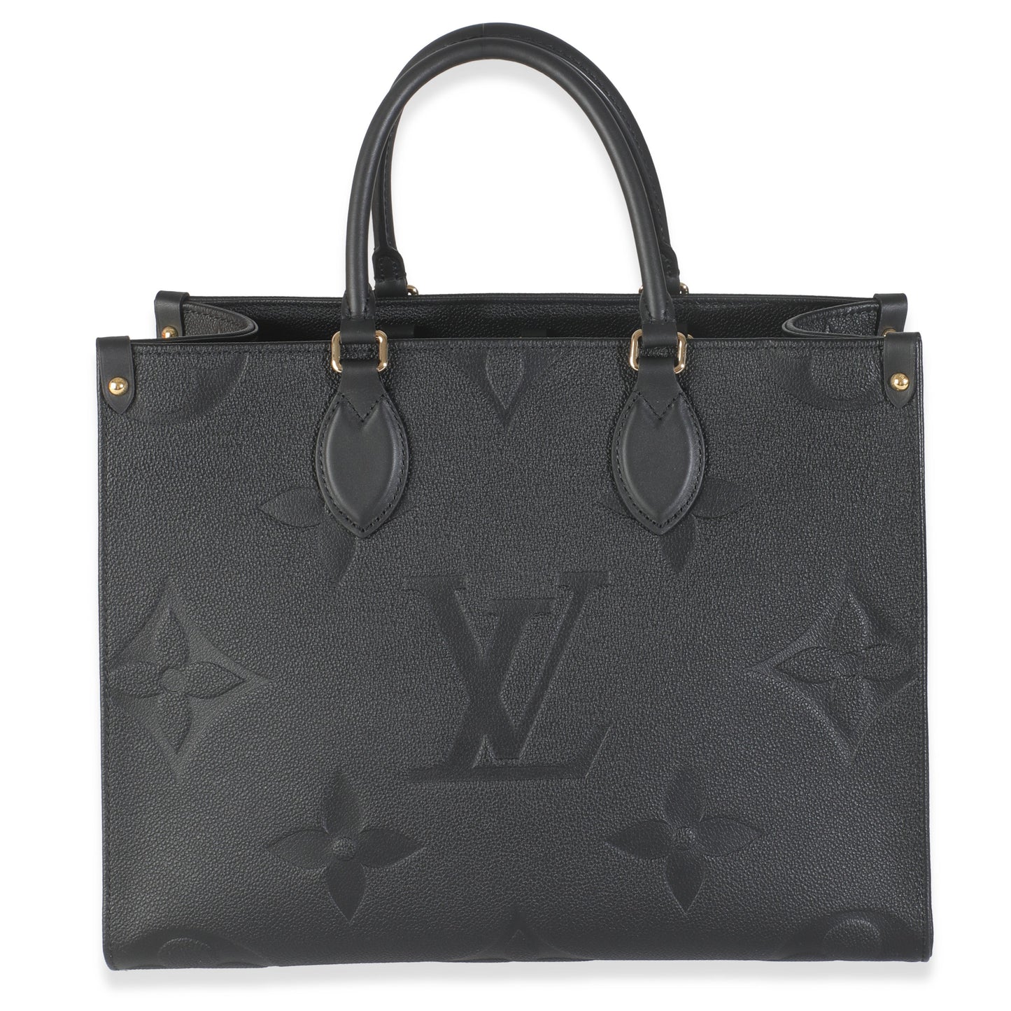 Luxury Women's Tote Bag | Louis Vuitton Black Monogram Empreinte Onthego MM