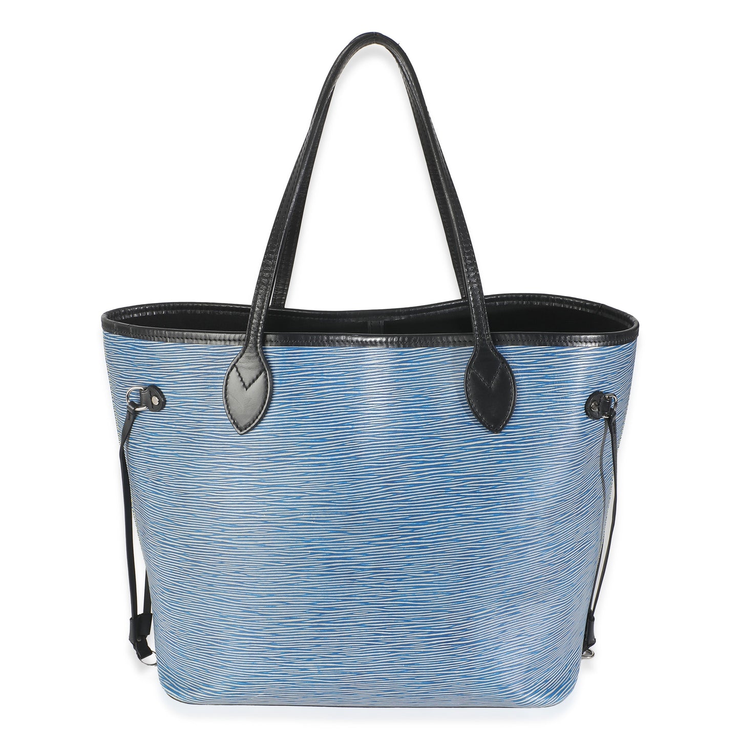 Louis Vuitton Blue Denim Epi Neverfull MM