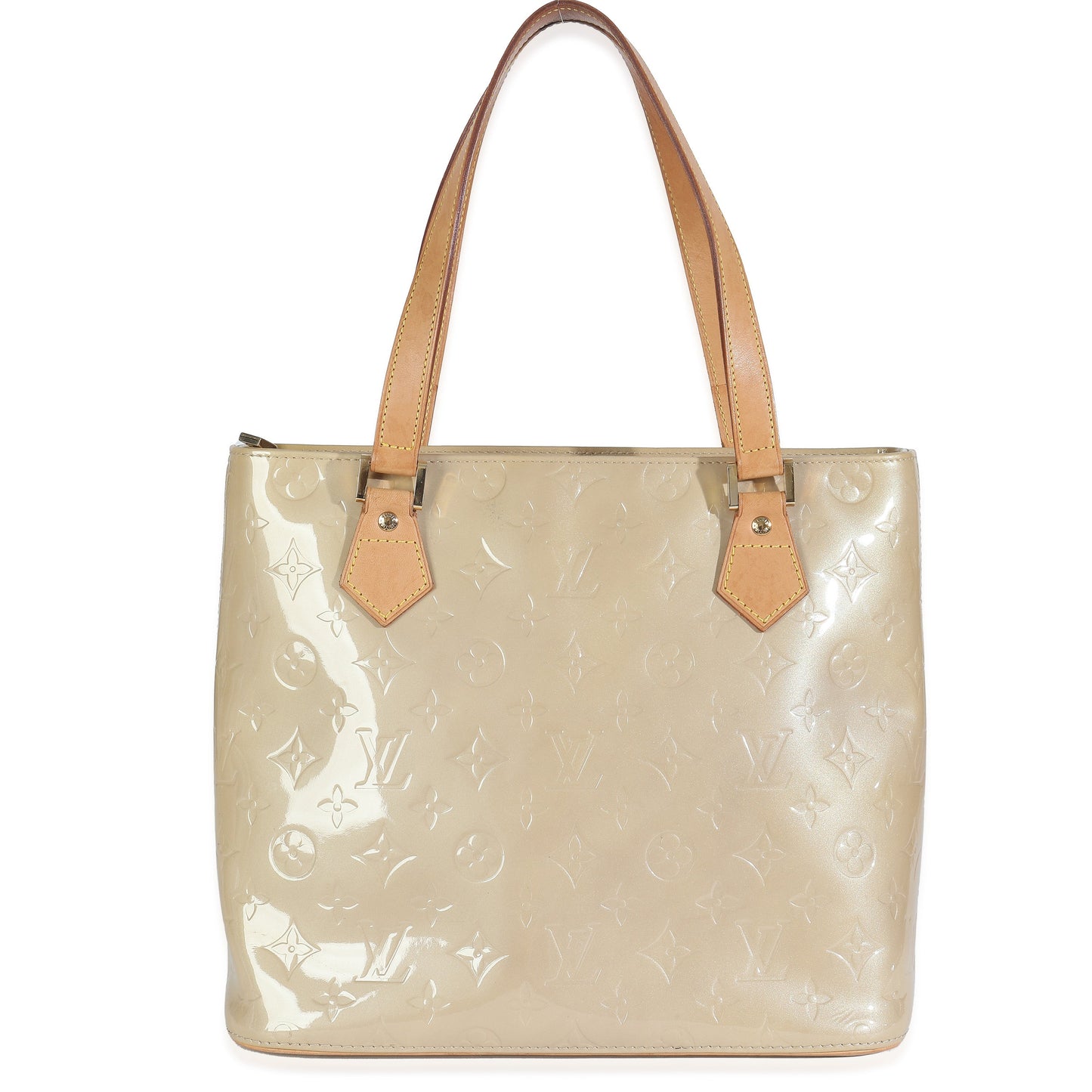Luxury Women's Handbag | Louis Vuitton Beige Monogram Vernis Houston