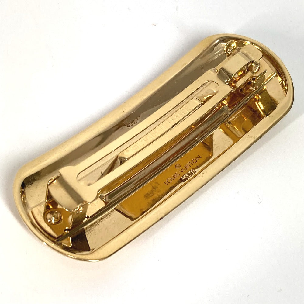 LOUIS VUITTON Valletta metal gold Monogram Baretta Nanogram Women