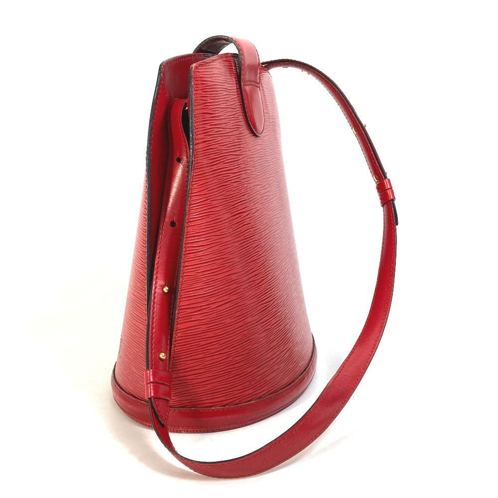 LOUIS VUITTON Shoulder Bag Epi Leather Red Epi Cluny Women