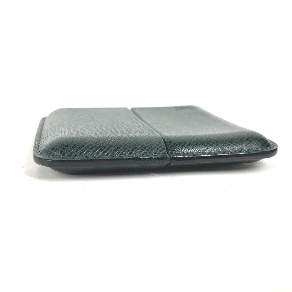 LOUIS VUITTON Cigarette case Taiga Leather green Taiga Etui 10 cigarillos unisex(Unisex)