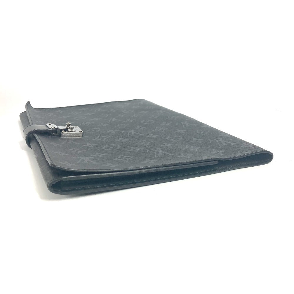 LOUIS VUITTON Clutch bag Monogram Eclipse Canvas black Monogram Eclipse Portodocument Frank GM