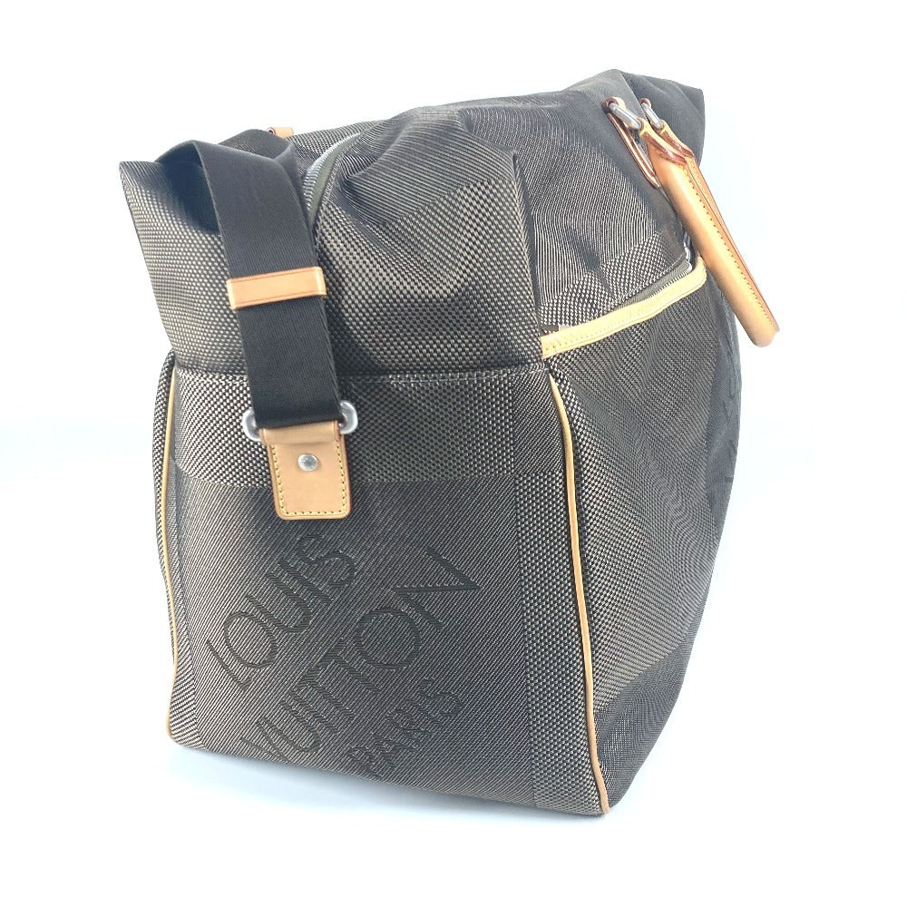 LOUIS VUITTON Boston Duffel bag Damier Jean Canvas khaki Damier Jean Suvlan