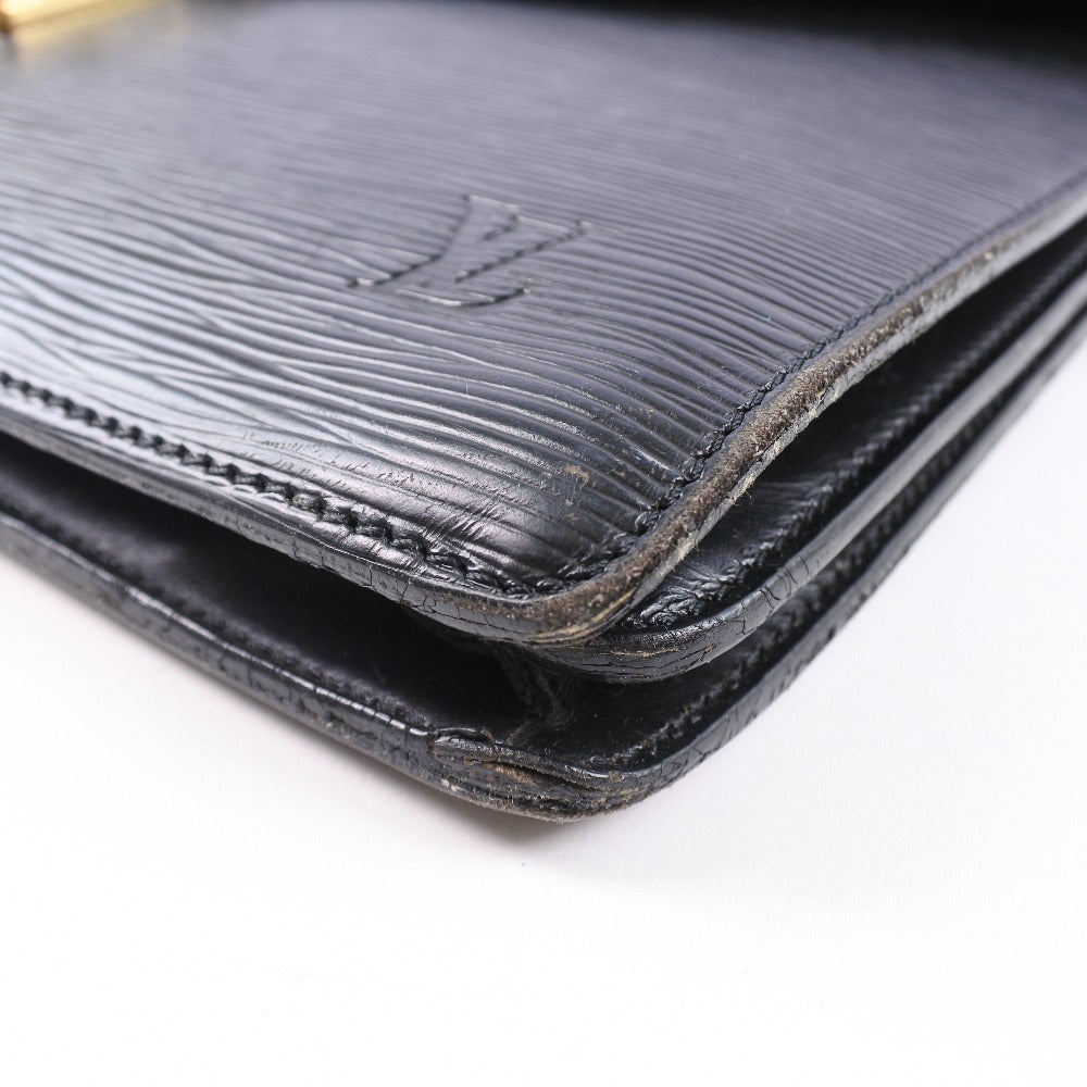 LOUIS VUITTON Business bag M54412 Epi Leather black Cerviet ambassador mens