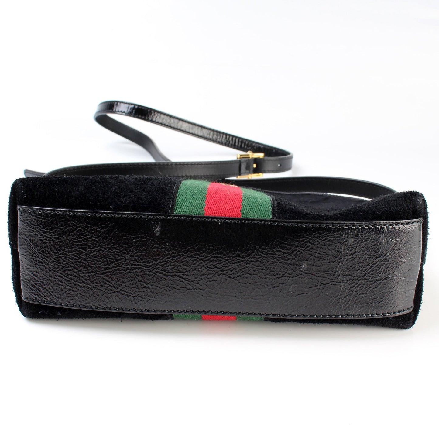 Gucci 499621 Ophidia GG Suede Small Crossbody Bag